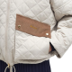 Veste matelassé sable grandes poches velours beige Bowhill LQ Barbour Femme strasbourg boutique online algorithme la loggia