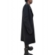 Manteau Croisé Laine noir Officer Coat Rick Owens Homme RU02D6982 WSF 09 boutique Strasbourg online avant garde men