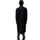 Manteau Croisé Laine noir Officer Coat Rick Owens Homme RU02D6982 WSF 09 boutique Strasbourg online avant garde men