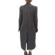 Manteau Laine soie feutrée poils Noir Metro Coat Rick Owens Femme RP02D 3905 WSH 09 Boutique Strasbourg France Online