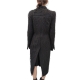 Manteau Laine soie feutrée poils Noir Metro Coat Rick Owens Femme RP02D 3905 WSH 09 Boutique Strasbourg France Online