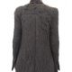 Manteau Laine soie feutrée poils Noir Metro Coat Rick Owens Femme RP02D 3905 WSH 09 Boutique Strasbourg France Online