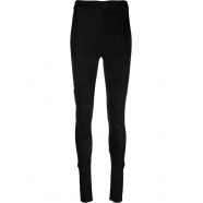 Legging cuir suède Noir Isabel Benenato Femme DL04 CO 01 Strasbourg Boutique Online Mode Vêtement