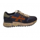 Baskets Mick Nylon Suède Navy logo Orange Premiata Homme 6419 Boutique Strasbourg France Sneakers men Algorithme la Loggia