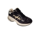 Baskets Sharky D Nylon Suède cuir Satin Noir logo Gold Premiata Femme 372 Boutique Strasbourg France Sneakers Woman