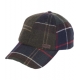 Casquette Tartan Galingale Cap vert bleu MHA0553 TN11