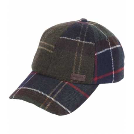 Casquette Tartan Galingale Cap vert bleu MHA0553 TN11