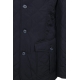 Veste matelassée Lutz navy Col montant 2 fentes arrière MQU0508 NY71