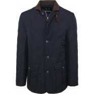 Veste matelassée Lutz navy Col montant 2 fentes arrière MQU0508 NY71