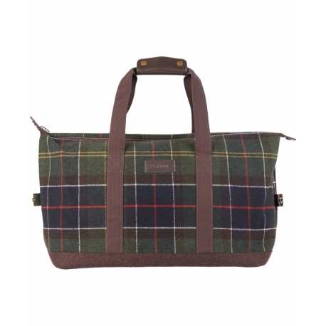 Sac week-end Cree laine Tartan vert bleu UBA0608 TN11