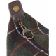 Sac week-end Cree laine Tartan vert bleu UBA0608 TN11