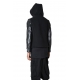 Blouson capuche manche cuir noir LM182 La Haine Inside Us Homme Alsace Strasbourg Boutique Online 