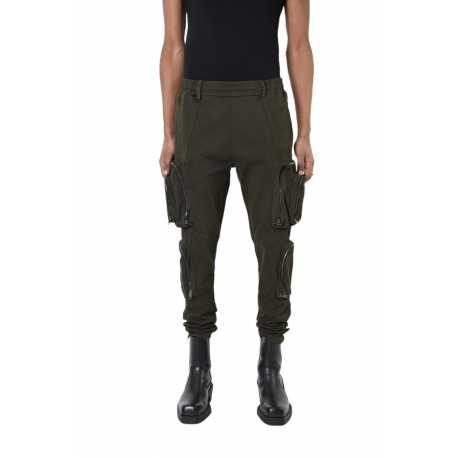 Pantalon Cargo Multipoches zips Kaki LM190 La Haine Inside Us Homme Alsace Strasbourg Boutique Online 