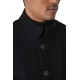 Manteau noir classique col officier LM238 La Haine Inside Us Homme Alsace Strasbourg Boutique Online 