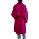 Manteau Fushia croisé ceinture Gimply FU34 Essentiel Antwerp Femme boutique strasbourg france alsace shop tendance mode 