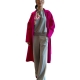 Manteau Fushia croisé ceinture Gimply FU34 Essentiel Antwerp Femme boutique strasbourg france alsace shop tendance mode 