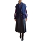 Veste sans manche Maille navy gros boutons Geologic Evening Blue EB29 Essentiel Antwerp Femme boutique strasbourg france