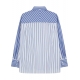 Chemise coton oversize Rayée Bleu Blanc poche W2R 357B N31240 44 Paul Smith Femme Boutique Strasbourg online shirt woman