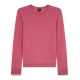 Pull mérinos col rond rose Rayures poignets W2R 401N N31198 54 Paul Smith Femme