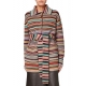 Gilet long bayadère oversize Ceinture W1R 499N N11056 92 Paul Smith Femme Boutique Strasbourg vêtement fashion mode