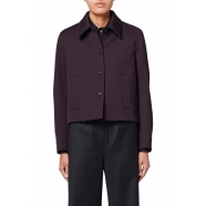 Veste droite prune doublure fleurs W1R 330J N02492 59 Paul Smith Femme Boutique Strasbourg france online jacket