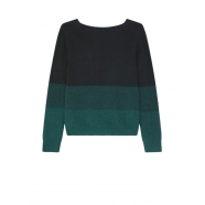 Pull vert col v rayé dégradé W2R 432N N31247 39 Paul Smith Femme e Boutique Strabourg france online