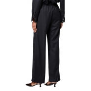 Pantalon flanelle large Navy élastique taille W1R 255T N00109 49