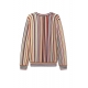 Pull bayadère verticale col rond cachemire M1R 904Y N02502 92 Paul Smith Homme Boutique Strasbourg vêtement mode fashion