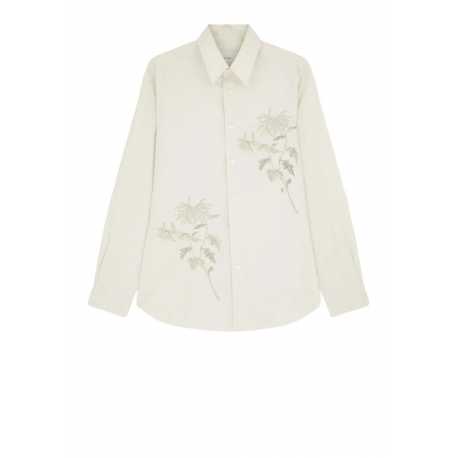 Chemise sable Fleurs brodées M1R 700YE N02484 07 Paul Smith Homme Boutique Strasbourg Mode Online Vêtements