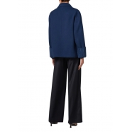 Caban court Navy Bayadère intérieur W1R 267C N02485 49 Paul Smith Femme Boutique Strasbourg Vêtement mode coat