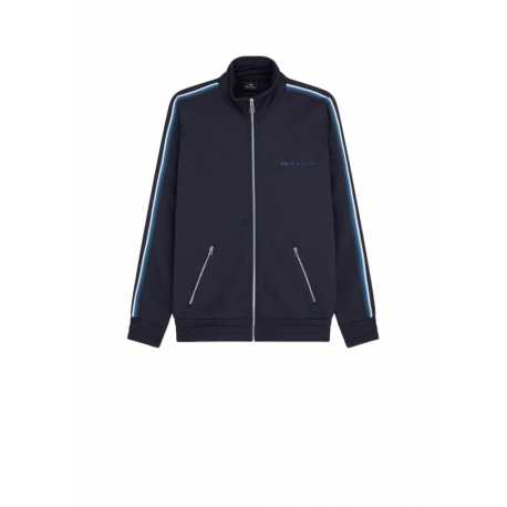 Veste jogging Navy bandes Rayées noir bordeaux blanc M2R 089Z N21587 49 Paul Smith Homme