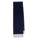 Echarpe unie Cachemire Navy M1A 150K N163 47