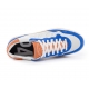 Sneakers cuir Blanc suède Bleu roi spoiler languette Orange BALI-M969 whi-bluspr P448 Homme Strasbourg Boutique Shop on Line 