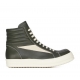 Baskets Montantes Vert High Vintage Sneaks Rick Owens Homme RU02 D6896 LCOLVS 7511