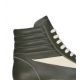 Baskets Montantes Vert High Vintage Sneaks Rick Owens Homme RU02 D6896 LCOLVS 7511