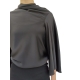 Top Drappé Noir Manches 3/4 Cylinder Rick Owens Femme RP02D3231 SCH 09 Boutique Avant garde Strasbourg france online