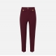 Pantalon slim Bordeaux poches rabats ceinture Elisabetta Franchi Femme PA024 CG3 Strasbourg Shop Concept Store Woman