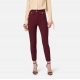 Pantalon slim Bordeaux poches rabats ceinture Elisabetta Franchi Femme PA024 CG3 Strasbourg Shop Concept Store Woman