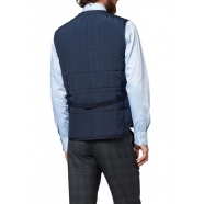 Gilet coton matelassé Navy poches plaquées M1R 134Z N02466 47