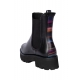 Boots cuir noir rayé tige arrière Semelle légère souple Khyber W1S KHY01 NLEA 79 Paul Smith Femme Boutique Strasbourg