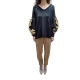 Pull manches ballon Noir Brodées Beige Arwen Mes Demoiselles Paris Femme Boutique Strasbourg Mode Concept Store Fashion