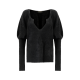 Pull col goutte Noir manches ballon Doil Mes Demoiselles Paris Femme Boutique Strasbourg Mode Concept Store Fashion