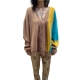 Cardigan renard soie camel jaune turquoise Fowler Mes Demoiselles Paris Femme Boutique Strasbourg Concept Store Fashion