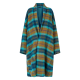 Manteau tartan camel turquoise Ceinture Herry Mes Demoiselles Paris Femme Boutique Strasbourg Mode Concept Store Fashion