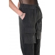 Pantalon cargo Gris coton Marmorisé sangles chevilles LW884 La Haine Inside Us Femme boutique strasbourg france shopping