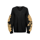 Pull manches ballon Noir Brodées Beige Arwen Mes Demoiselles Paris Femme Boutique Strasbourg Mode Concept Store Fashion