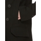 Manteau officier Coat Noir Rick Owens Femme RP02D3920 WSF 09 Boutique Strasbourg France Online shopping woman coat