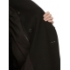 Manteau officier Coat Noir Rick Owens Femme RP02D3920 WSF 09 Boutique Strasbourg France Online shopping woman coat