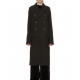 Manteau officier Coat Noir Rick Owens Femme RP02D3920 WSF 09 Boutique Strasbourg France Online shopping woman coat