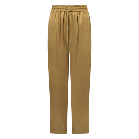 Pantalon bronze taille élastique cupro Vor Mes Demoiselles Paris Femme Boutique Strasbourg Mode Concept Store Fashion